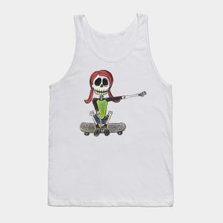 Lively Bones Skater Girl Tank Top